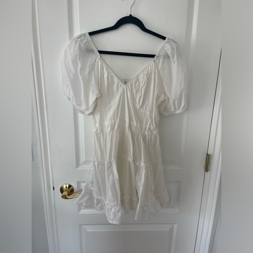 White Mini Summer Dress